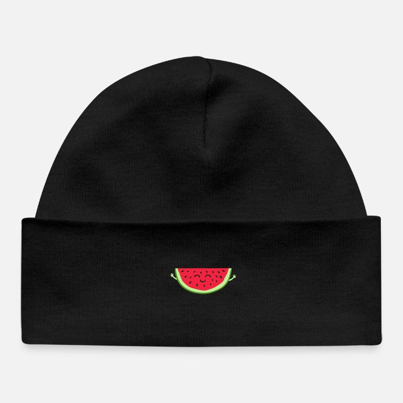 Pastèque - Bonnet bébé bio - noir