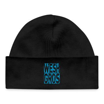 wesh gros expression des ados - Bonnet bébé bio - noir - Devant