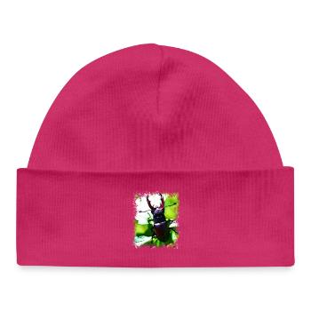 Hirschkäfer - Baby Organic Mütze - hot Pink - Vorne