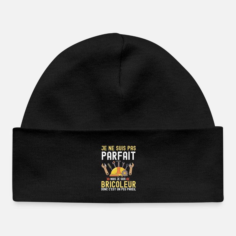Bricoleur - Bonnet bébé bio - noir