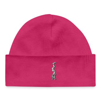 Équipe - Bonnet bébé bio - hot pink - Devant