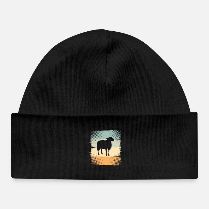 Mouton - Bonnet bébé bio - noir