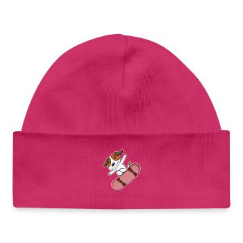 Belgian Shepherd - Baby Organic Beanie - hot pink - Front