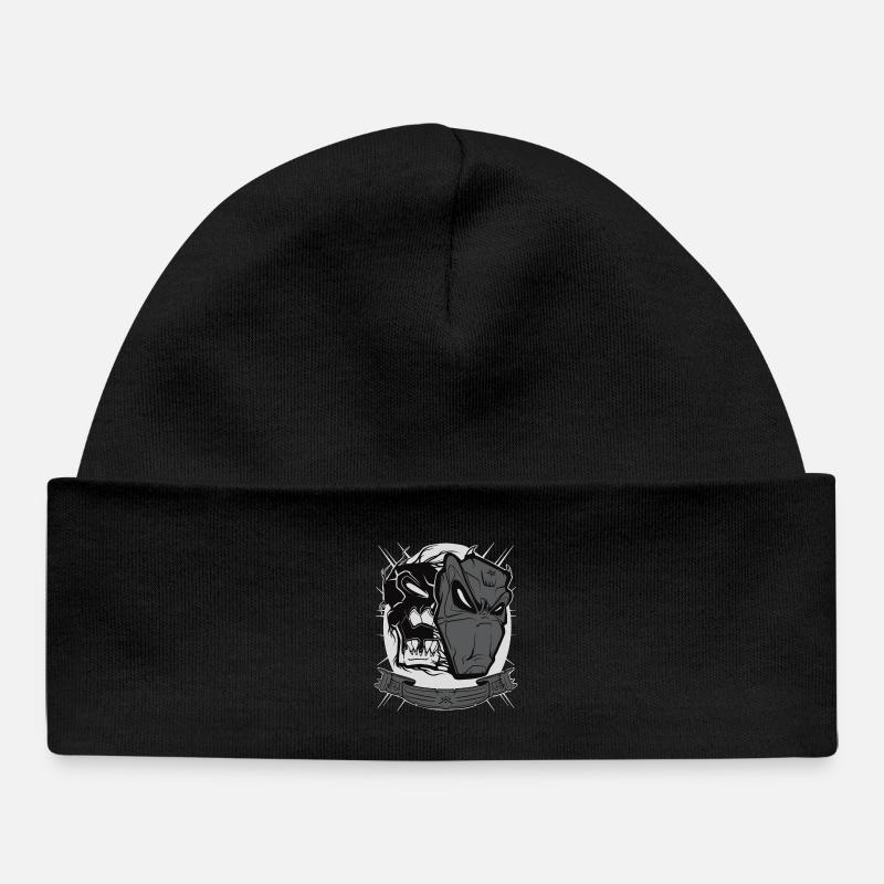 Devil mask - Baby Organic Mütze - Schwarz