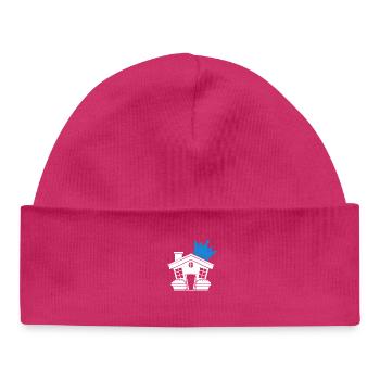 House Roof - Baby Organic Beanie - hot pink - Front