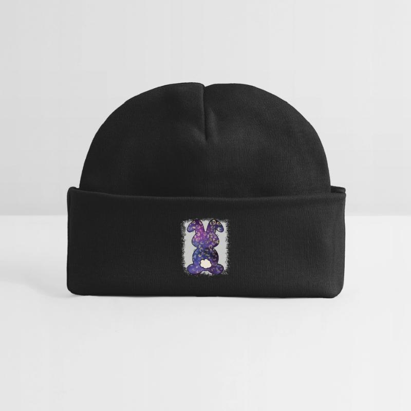 Leopard Print Bleached Easter Baby Organic Beanie