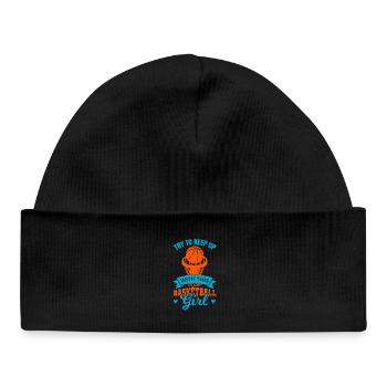 Basketball player - Baby Organic Beanie - black - Front