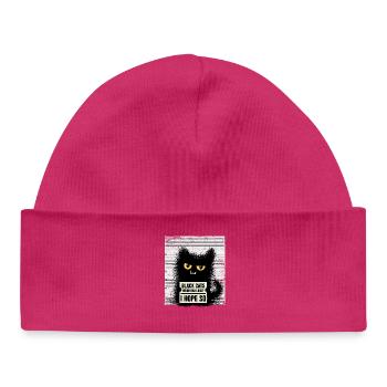 Drôles de criminels Chat disant chats Sarcasme - Bonnet bébé bio - hot pink - Devant