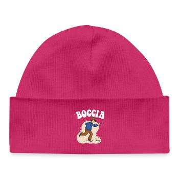 Joueur de boccia Vêtements avec balles de pétanque Boccia - Bonnet bébé bio - hot pink - Devant