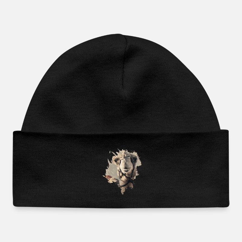 Chameau - Bonnet bébé bio - noir