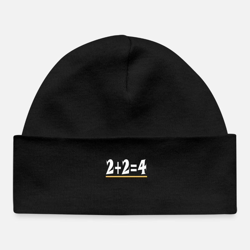 La logique - Bonnet bébé bio - noir