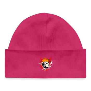 Volleyball - Baby Organic Mütze - hot Pink - Vorne
