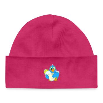 Parrot Baby Bottle Milk - Baby Organic Beanie - hot pink - Front