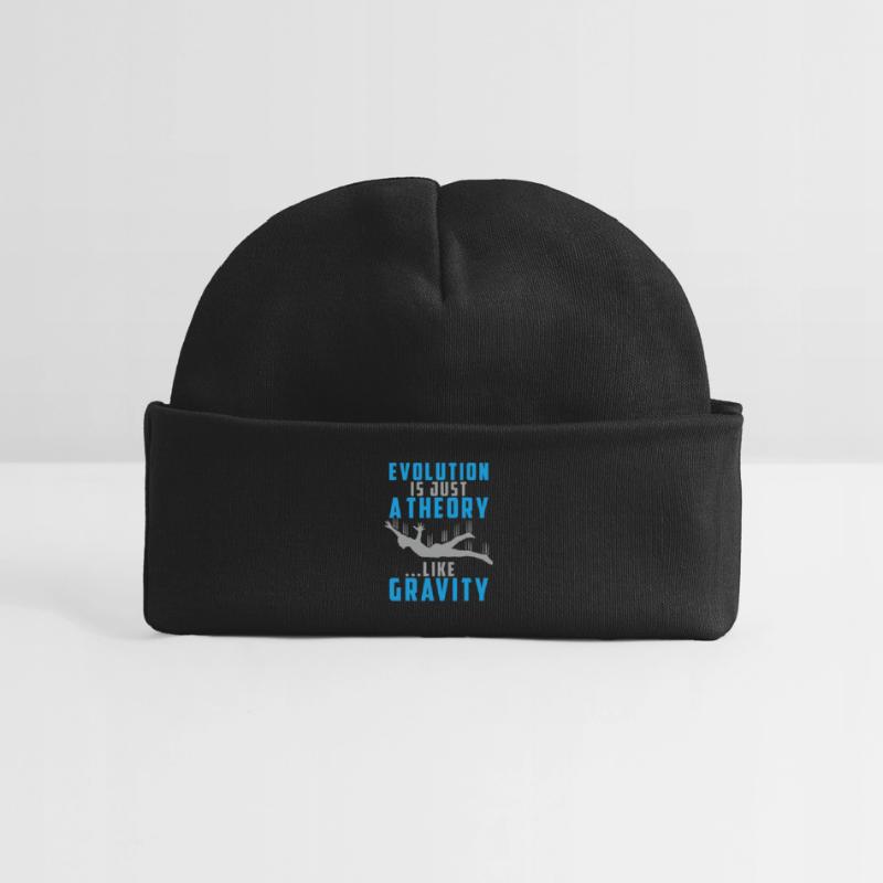 Evolution is a Theory like Gravity Baby Organic Beanie