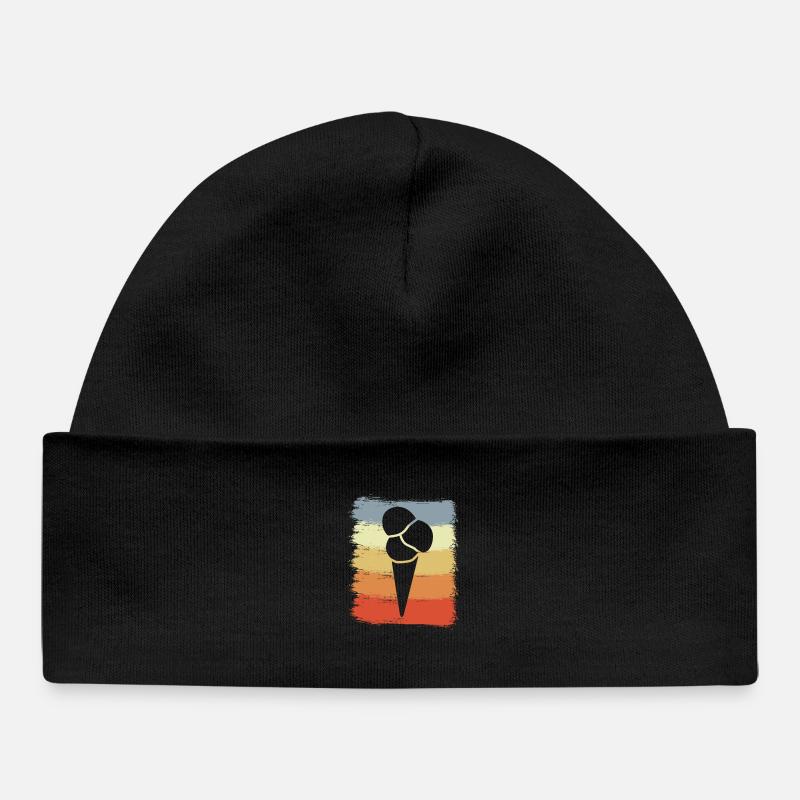 Cornet - Bonnet bébé bio - noir