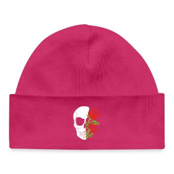 La vie après la mort - Bonnet bébé bio - hot pink - Devant