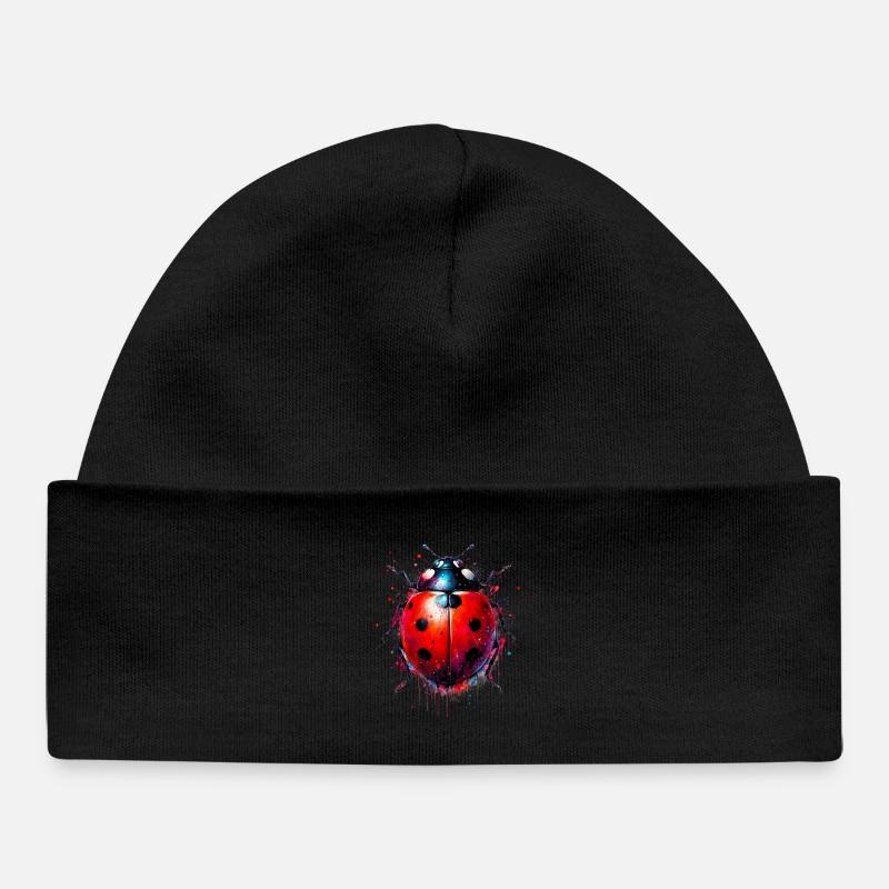 Ladybird - Baby Organic Beanie - black