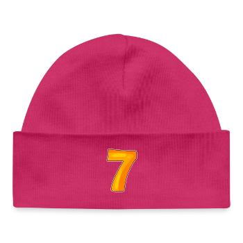 7 - Baby Organic Mütze - hot Pink - Vorne