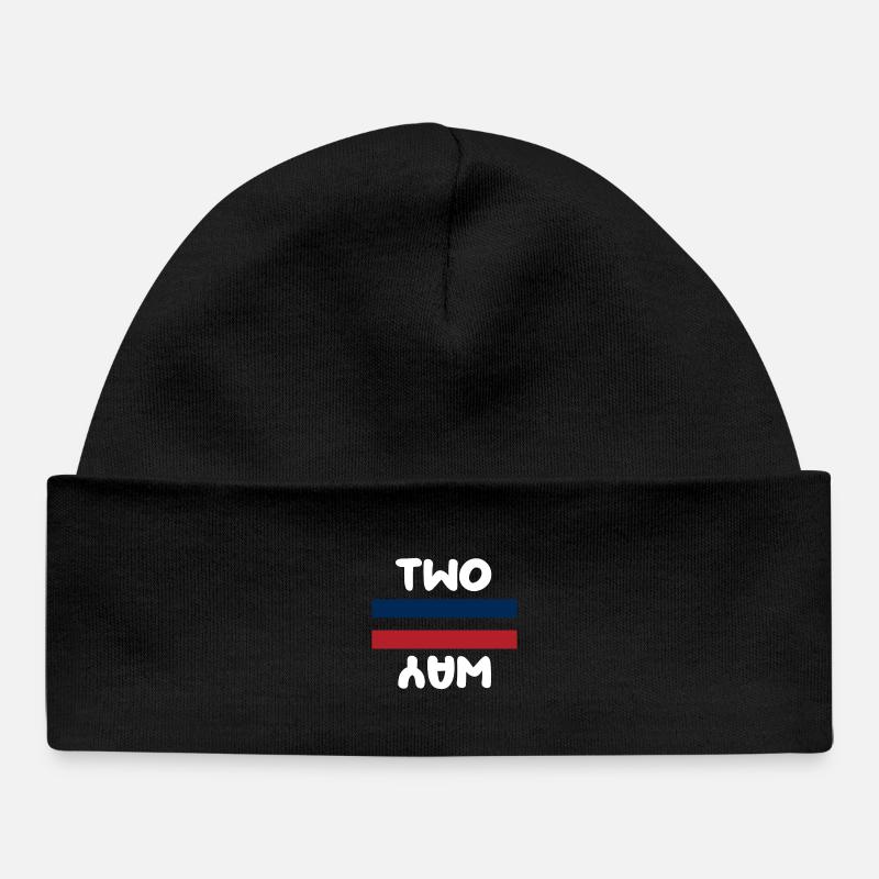 Two-Way - Baby Organic Beanie - black