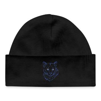 Bergloewe predator - Baby Organic Beanie - black - Front