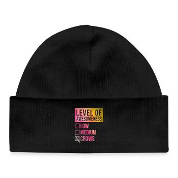 Crow - Baby Organic Beanie - black - Front
