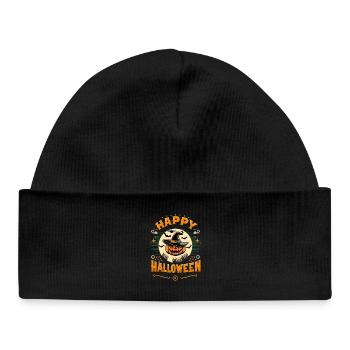 Joyeux halloween - Bonnet bébé bio - noir - Devant