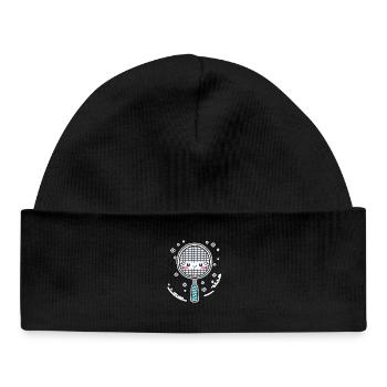 Raquette de badminton Look BD - Bonnet bébé bio - noir - Devant