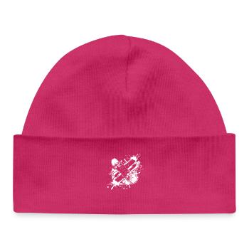 Skateboarding - Baby Organic Mütze - hot Pink - Vorne