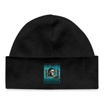 Straßen Skull - Baby Organic Mütze - Schwarz - Vorne