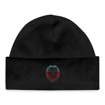 Lacrosse Helmet Retrowave - Baby Organic Beanie - black - Front