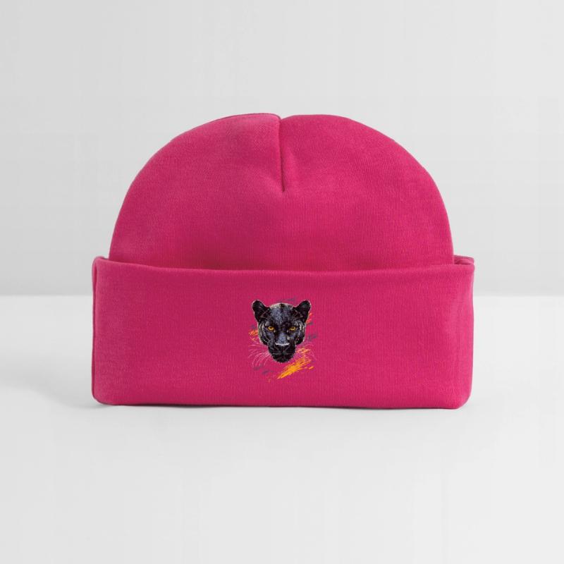 Panthère Léopard Grand Chat Mignon Gros Chat Panter Bonnet bébé bio