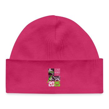 Hobby Construction Manager 2025 – I'm building it somehow now - Baby Organic Beanie - hot pink - Front