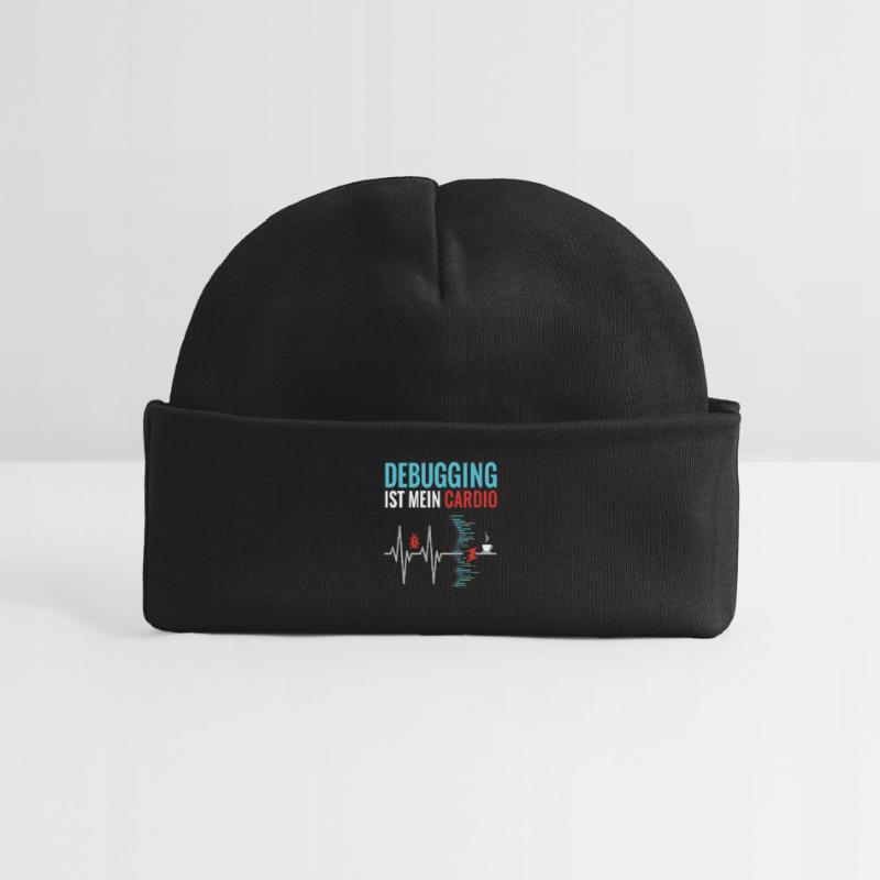 Debugging is my cardio - programmer nerd Baby Organic Beanie