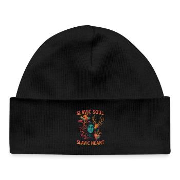 Slavic Soul Slavic Heart Artwork - Baby Organic Beanie - black - Front