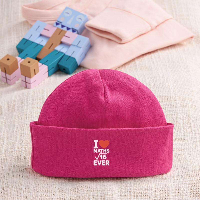 Math J’adore les maths Maths Nerd Professeur de mathématiques Bonnet bébé bio
