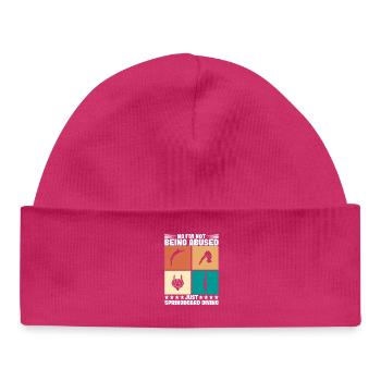 Kunstspringen Turmspringer Sprungbrett - Baby Organic Mütze - hot Pink - Vorne