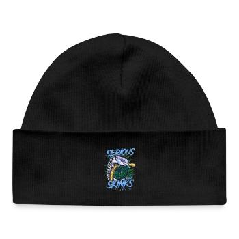 Serious About Blue Tongue Skinks Since 1939 - Baby Organic Beanie - black - Front