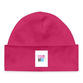 Vibration Positive et Motivante - Bonnet bébé bio - hot pink - Devant