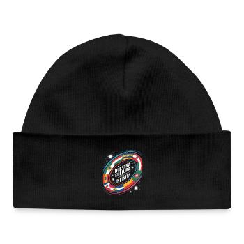 Nuestra Cultura Es Infinita Culture Diversity - Baby Organic Beanie - black - Front