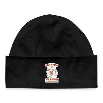 Bulking Season - Baby Organic Beanie - black - Front