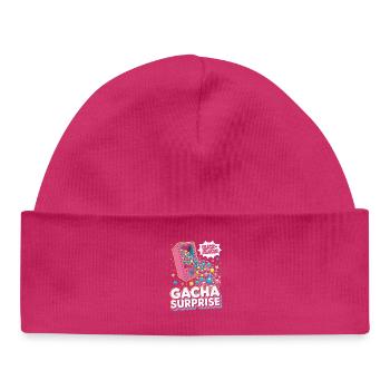 Gacha Surprise Pop Culture Esthétique Japonaise - Bonnet bébé bio - hot pink - Devant