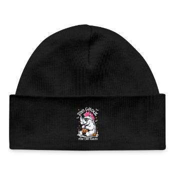 Goule Rhino Halloween Graphique - Bonnet bébé bio - noir - Devant