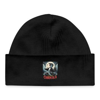 La Nuit du Cobra - Vampire Design - Bonnet bébé bio - noir - Devant