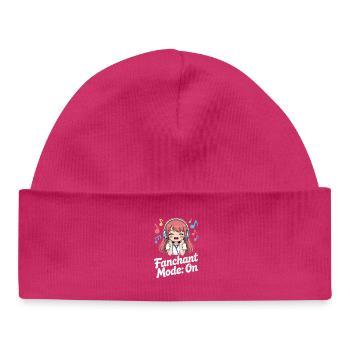 K-Pop Fanchant Corée Musique - Bonnet bébé bio - hot pink - Devant