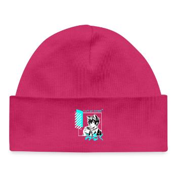 Je ne peux pas en avoir assez de lait Catboy Femboy Anime Manga - Bonnet bébé bio - hot pink - Devant