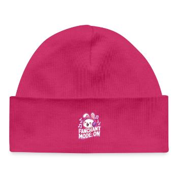 K-Pop Fanchant Corée Musique - Bonnet bébé bio - hot pink - Devant