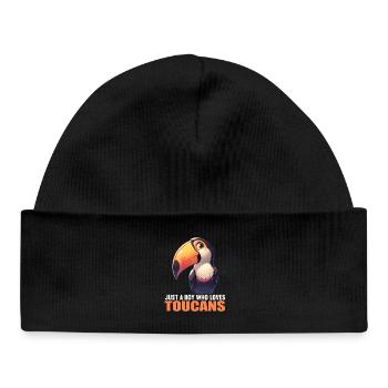 Toucans Toucan - Baby Organic Beanie - black - Front