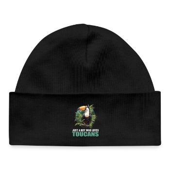 Toucans Toucan - Baby Organic Beanie - black - Front