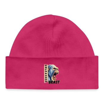 Gorrila UNLEASHED - Gym - Baby Organic Beanie - hot pink - Front