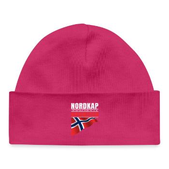 North cape - Baby Organic Beanie - hot pink - Front